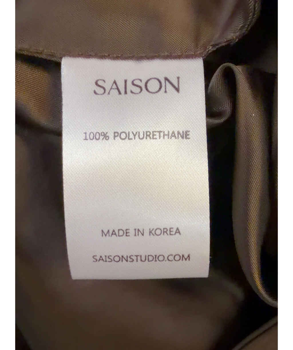 Saison Brown Colour, size UK S — care label