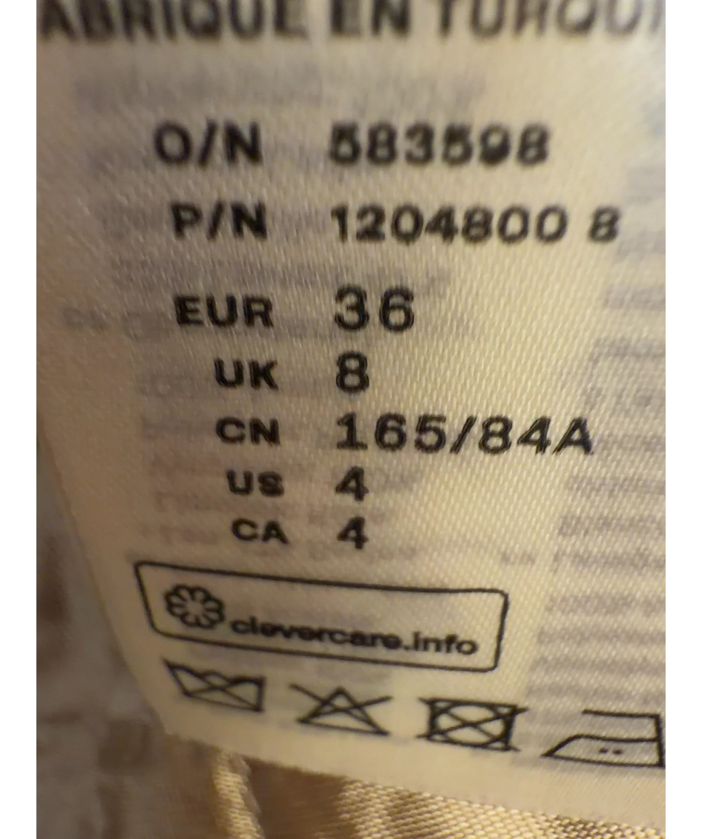 ARKET Beige Colour, size UK 8 — care label