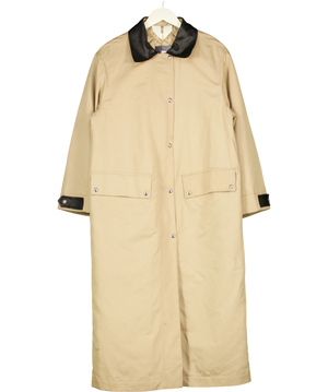 ARKET Beige and Black Coat UK 8