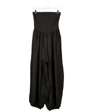 Next Jersey Bandeau Balloon Leg Jumpsuit Black UK 8