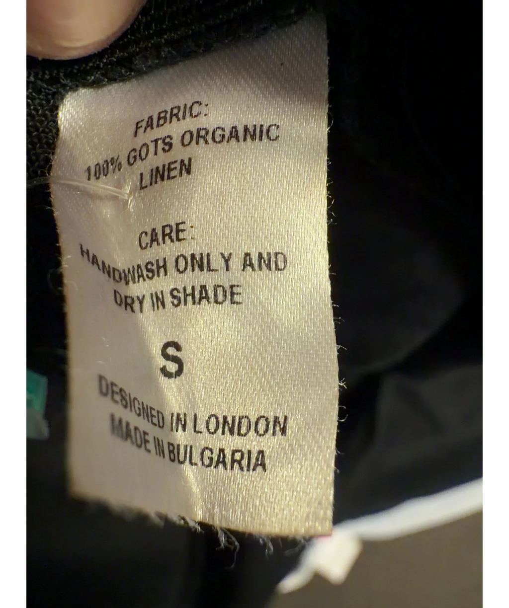 Unbranded Black Colour, size UK S — care label
