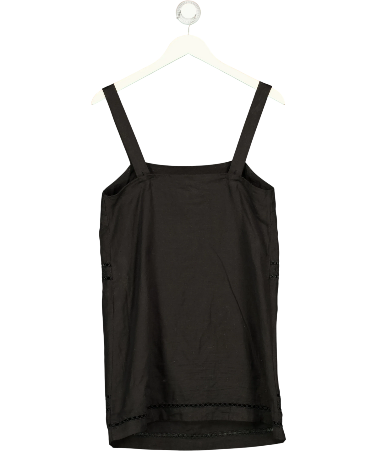 Sézane Black Victoire Dress, size UK 8 — back