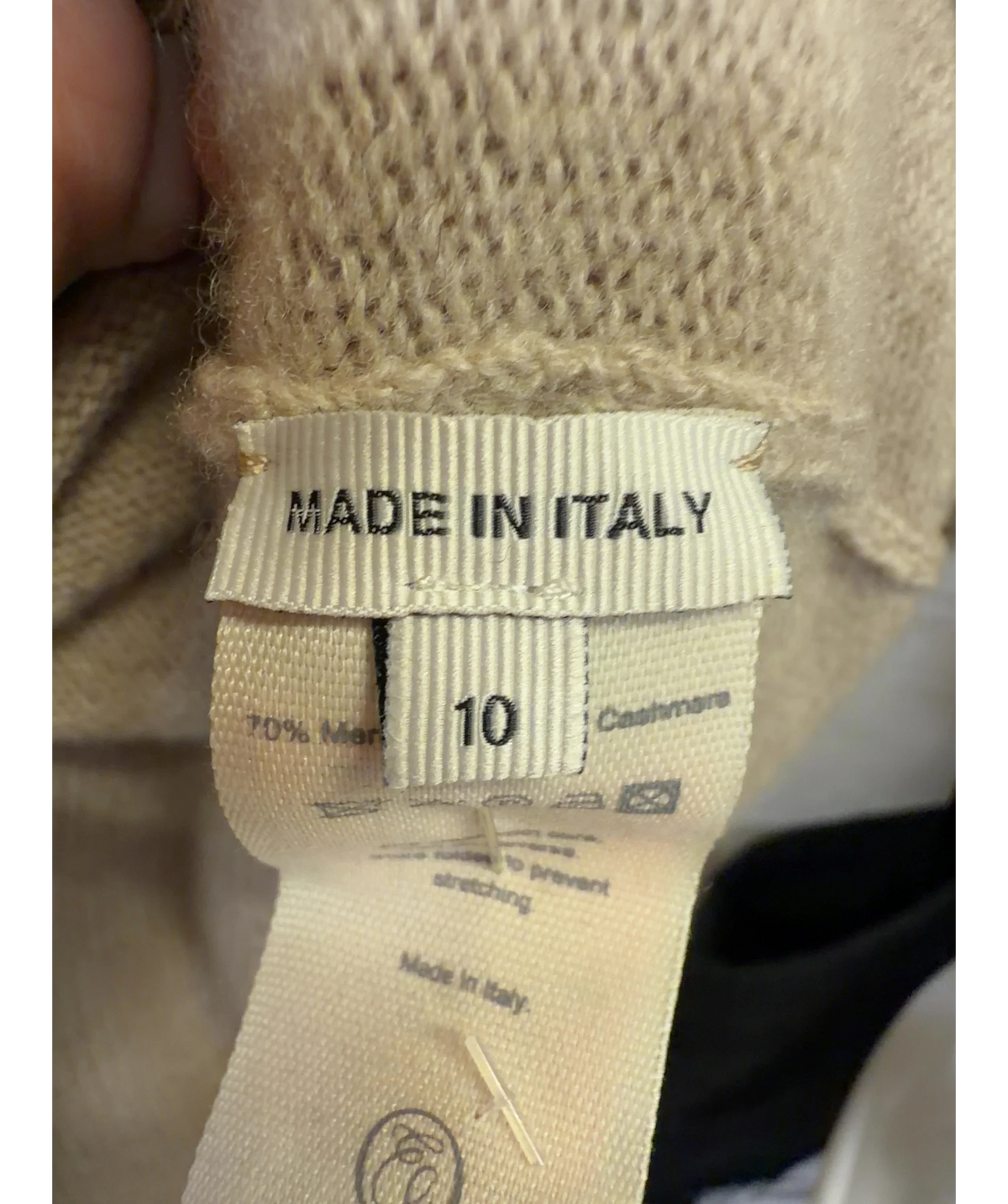 EMELLO Beige Colour, size UK 10 — care label