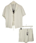4th+Reckless White Lara Shirt, size UK 8 — front