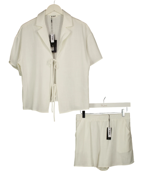 4th+Reckless White Lara Shirt, size UK 8 — front
