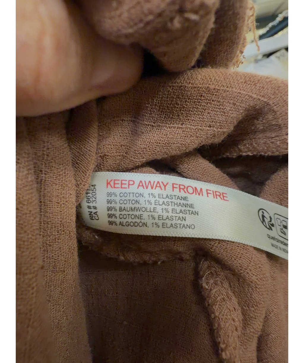 Free People Brown Colour, size UK XS — label
