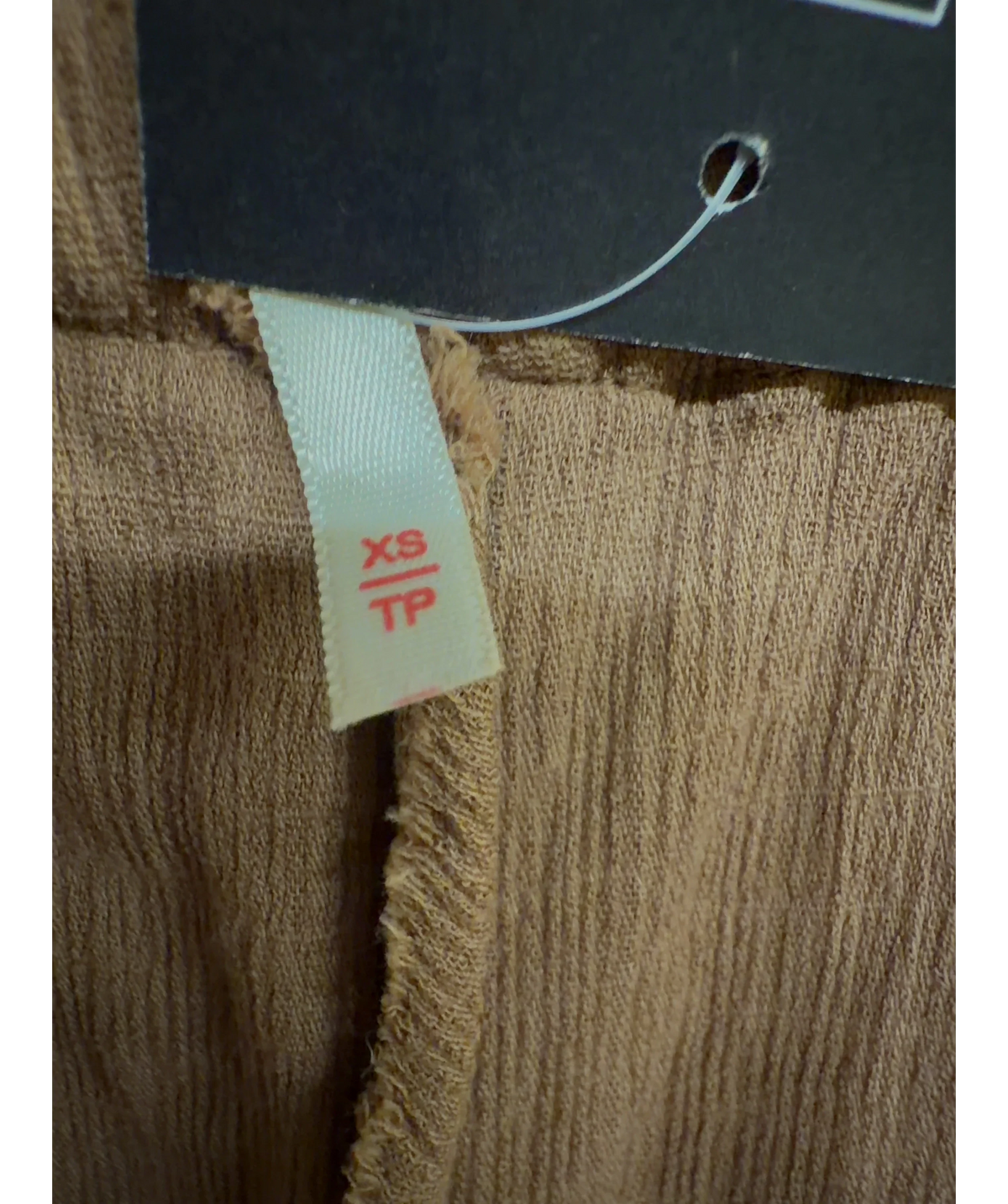 Free People Brown Colour, size UK XS — care label