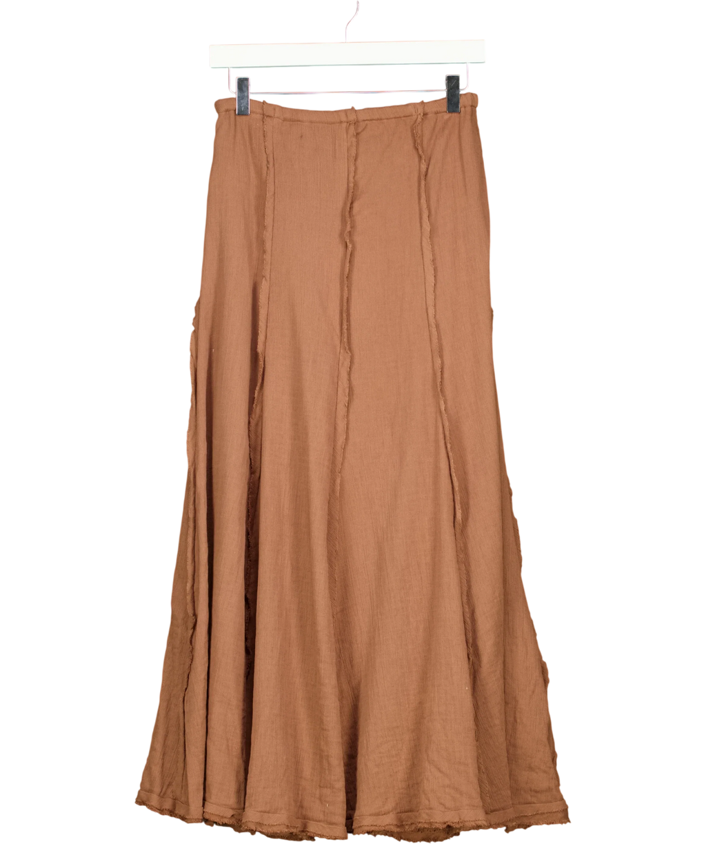 Free People Brown Colour, size UK XS — back
