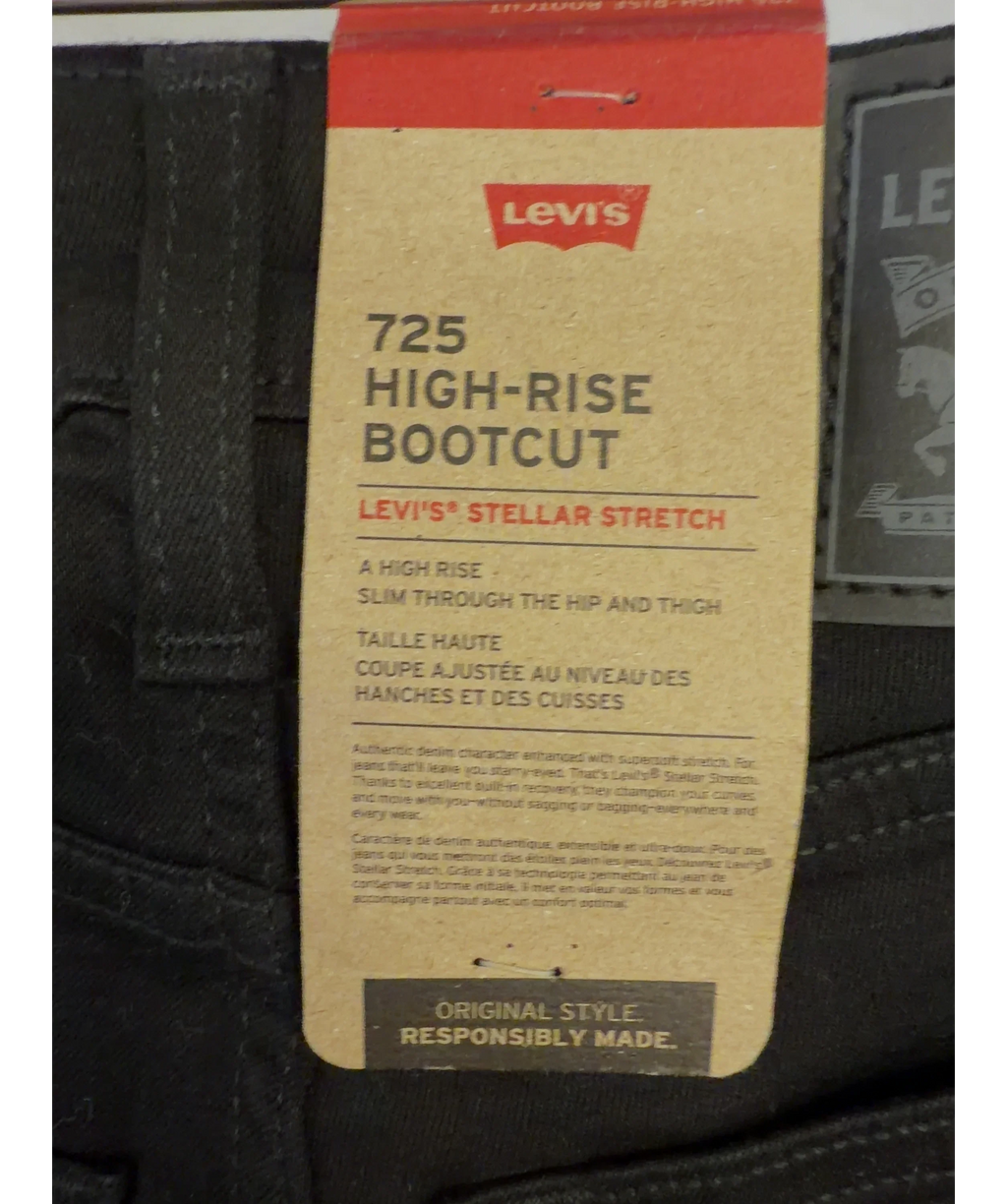 levis Black Colour, size W24 — label