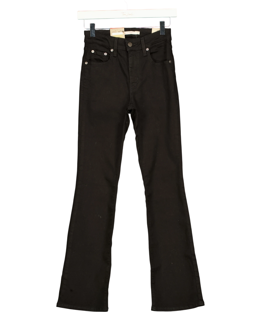 levis Black Colour, size W24 — front