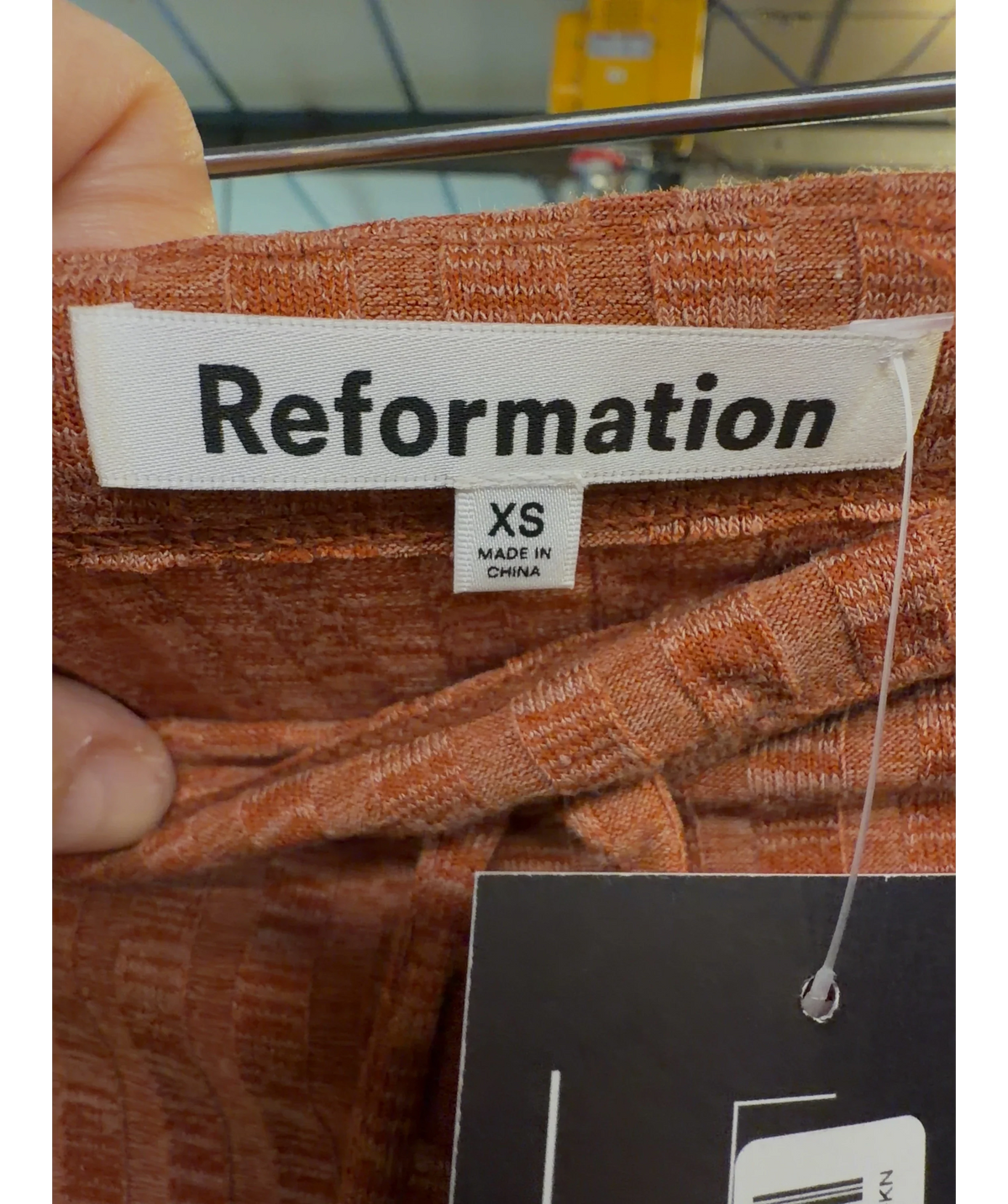 Reformation rust Colour, size UK XS — detail