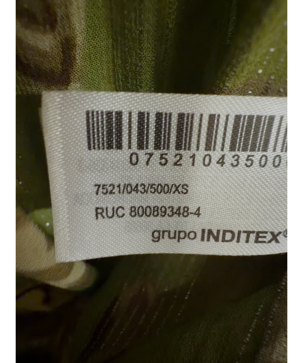 ZARA Green Colour, size UK XS — label