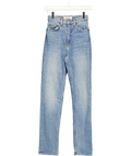 Reformation Blue Stevie Ultra High Rise Jean, Comfort Stretch, size W25 — front