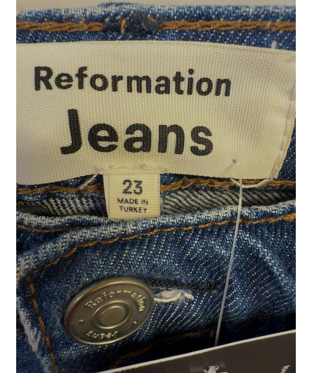 Reformation Blue Colour, size W23 — care label
