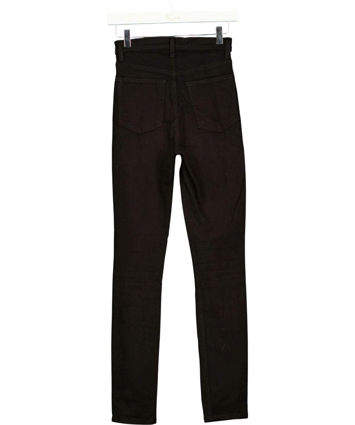 Reformation Black Ultra High & Skinny, size W24 — back