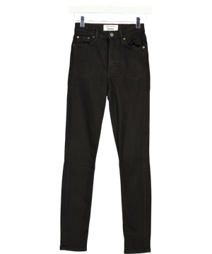 Reformation High & Skinny Jeans Black W23