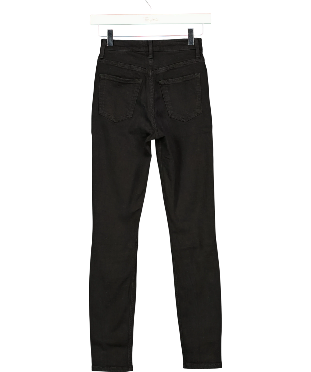 Reformation Black High & Skinny, size W23 — back
