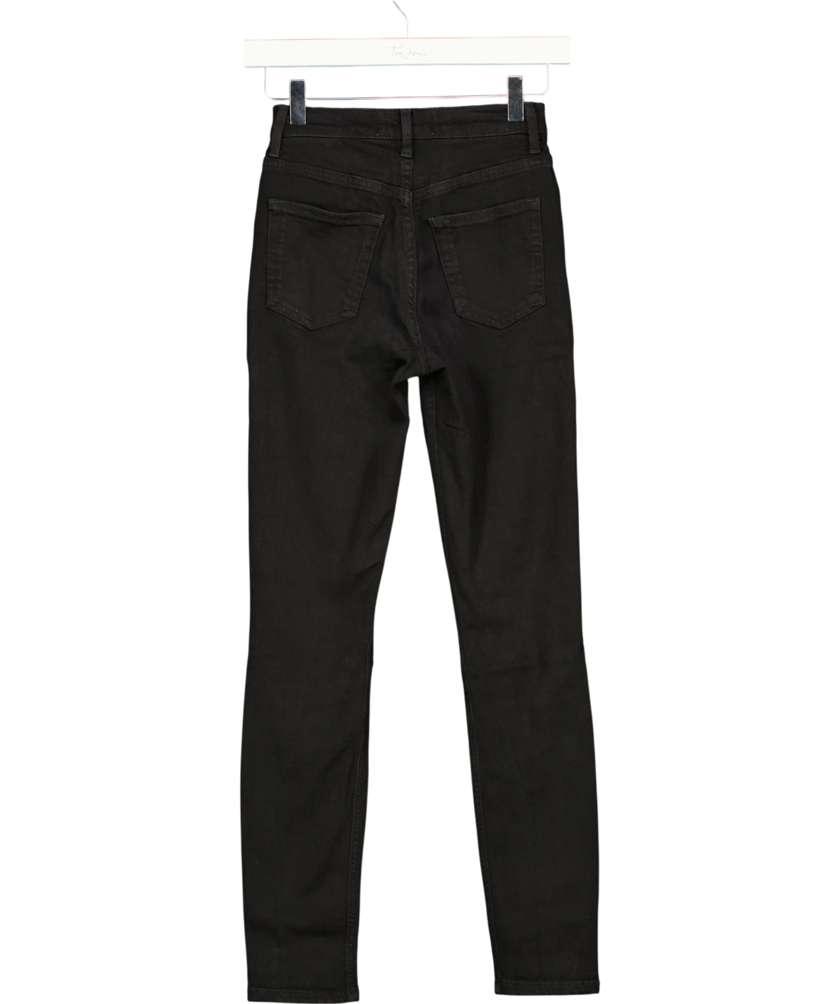 Reformation Black High & Skinny, size W23 — back