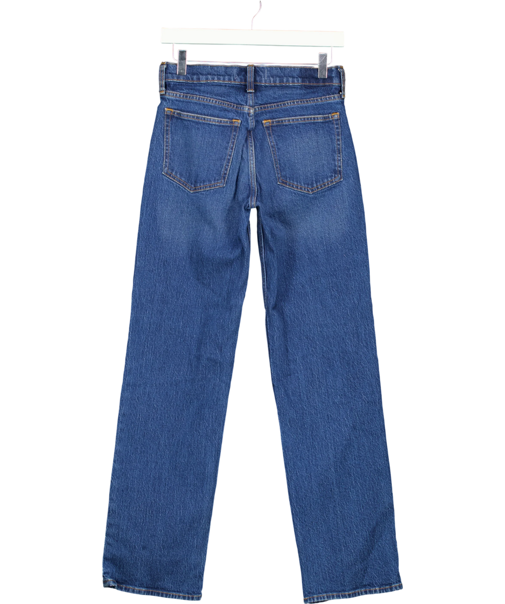 ABERCROMBIE & FITCH Blue The Baggy Low Rise, size W23 — back