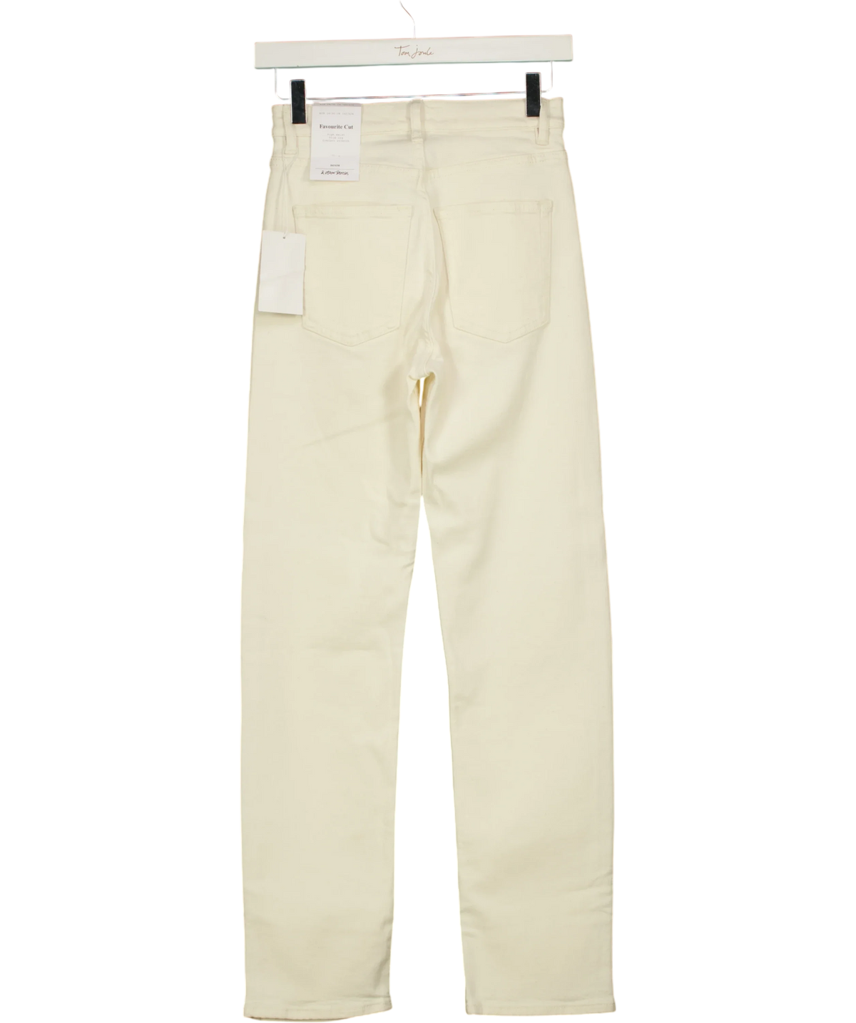 & OTHER STORIES off-white Favourite Cut, size W24 — back