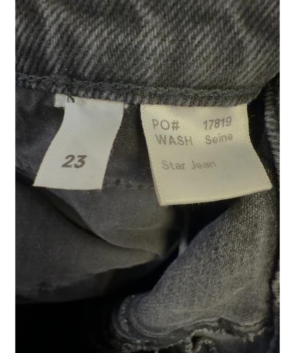 Reformation Grey Star Jean, size W23 — label