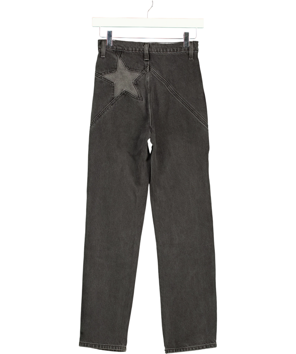 Reformation Grey Star Jean, size W23 — back