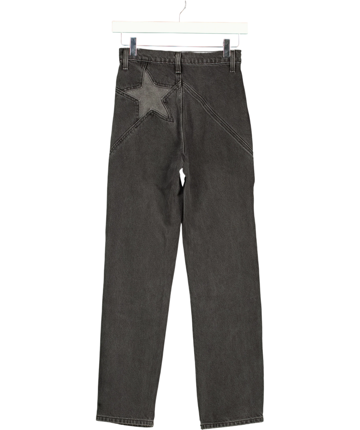 Reformation Grey Star Jean, size W23 — back