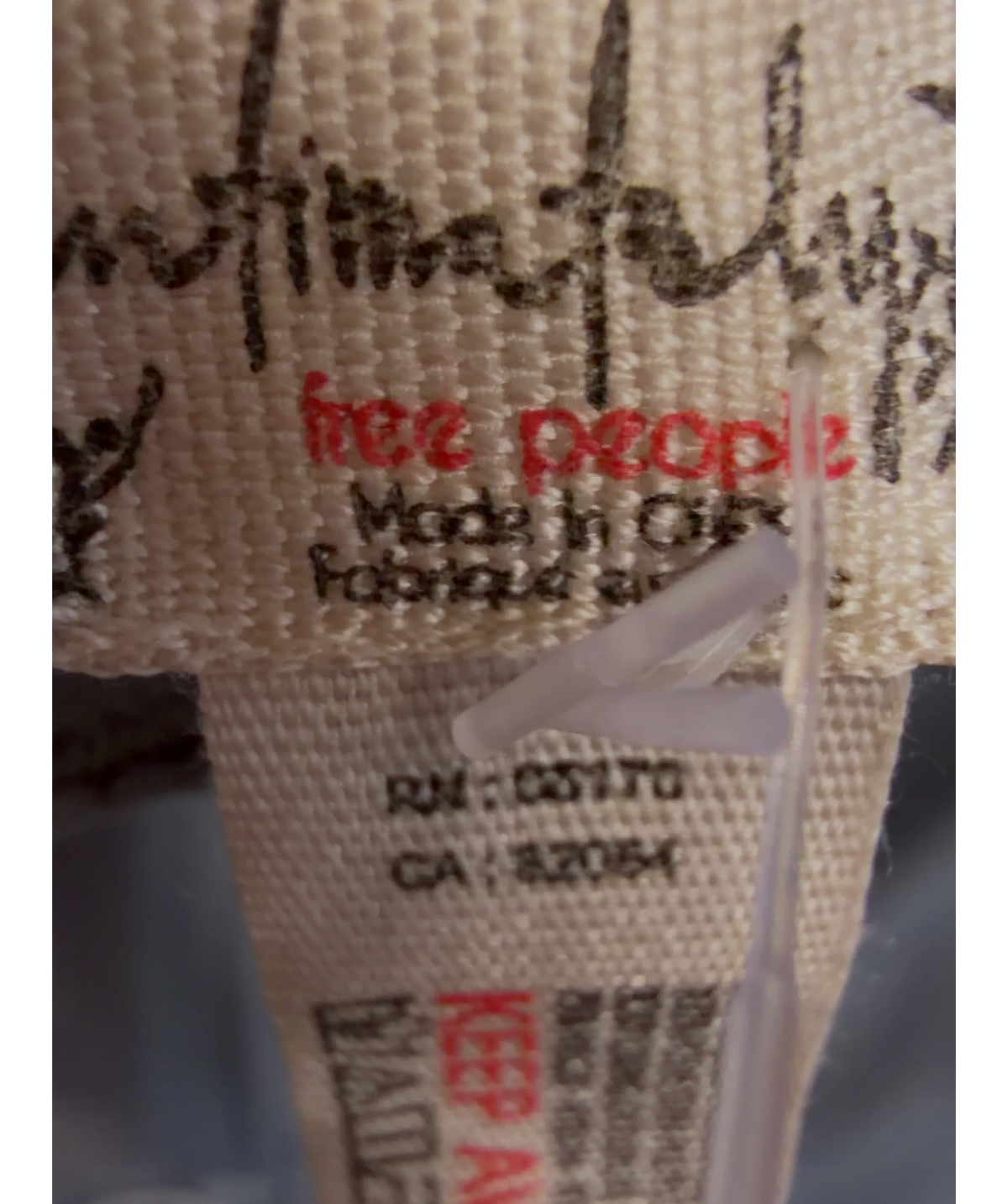 Free People Blue Colour, size UK XS — detail