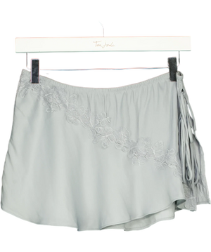 Free People Blue Floral Lace Skirt UK XS