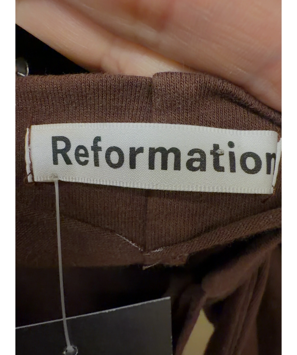 Reformation Brown Colour, size UK XS — detail