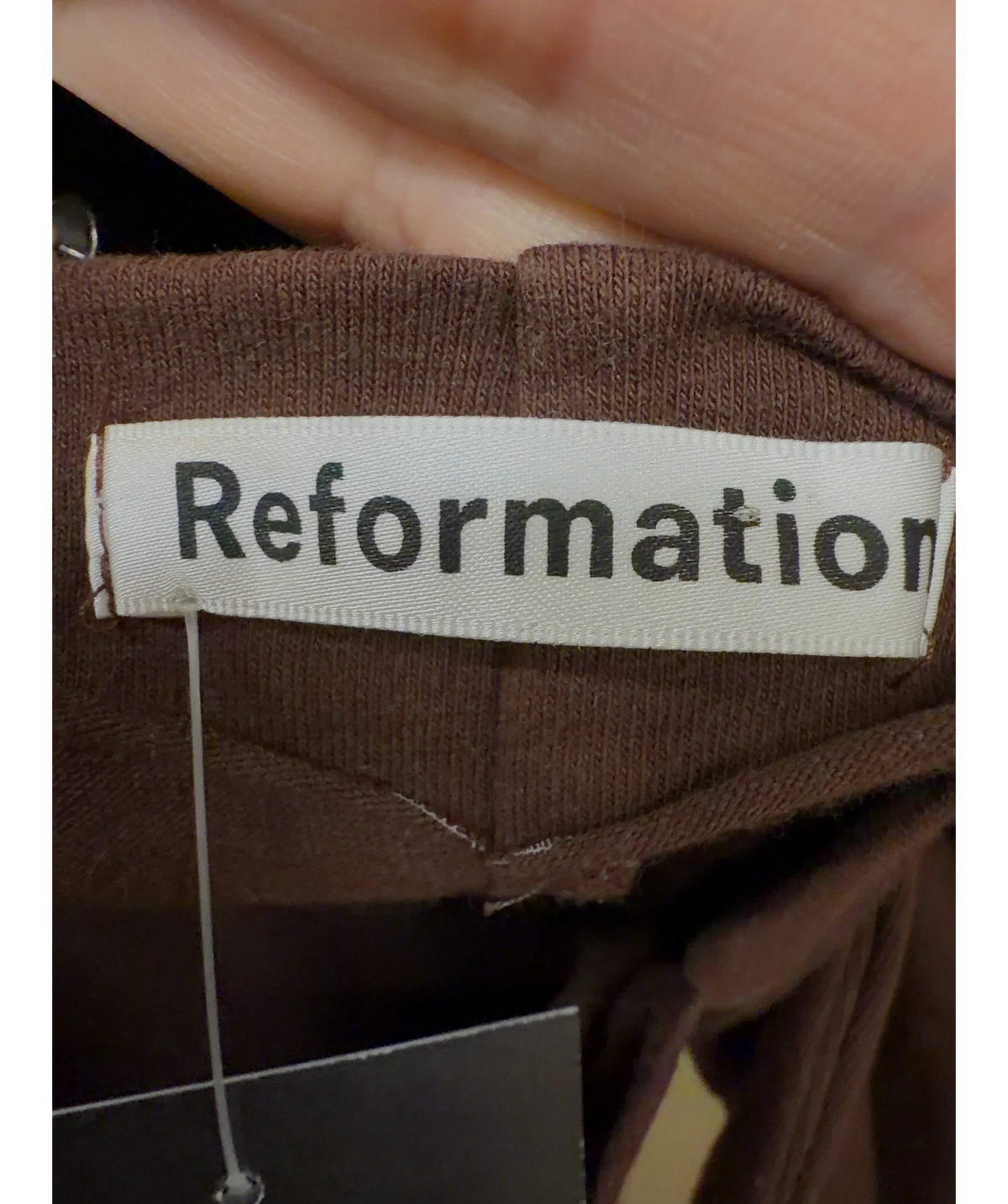 Reformation Brown Colour, size UK XS — detail