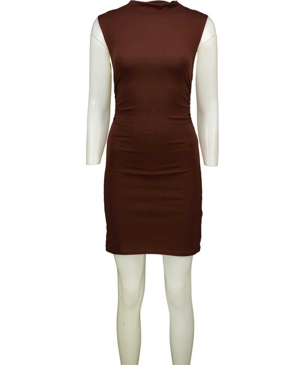 Reformation Brown Colour, size UK XS — front