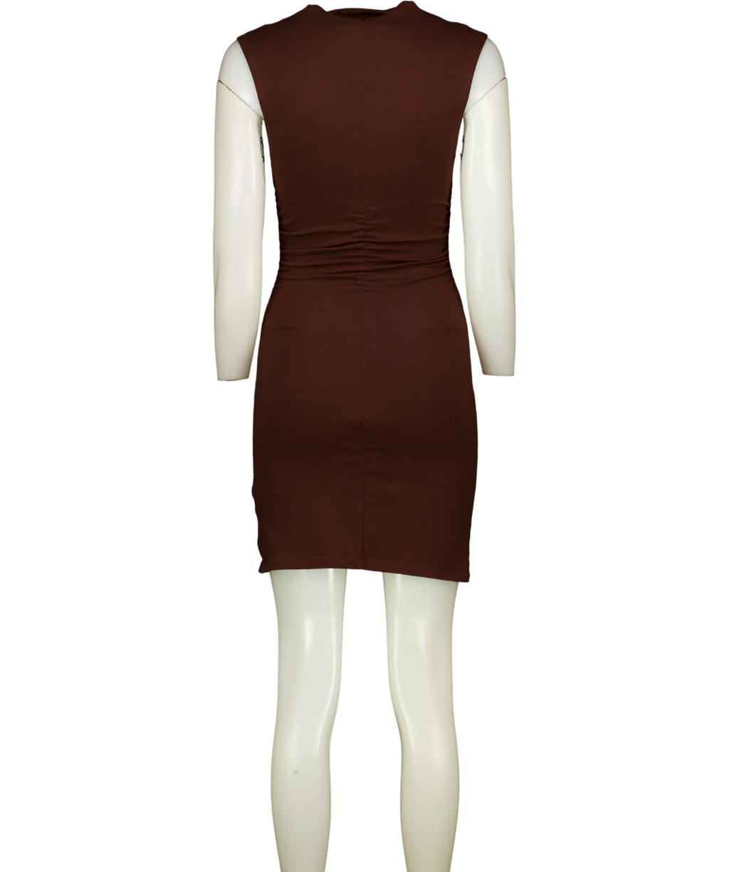 Reformation Brown Colour, size UK XS — back