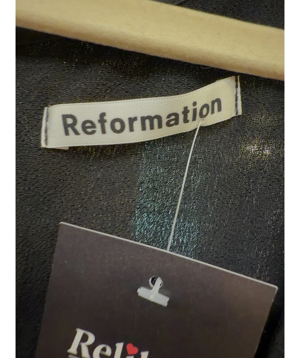 Reformation Black Colour, size UK 4 — detail