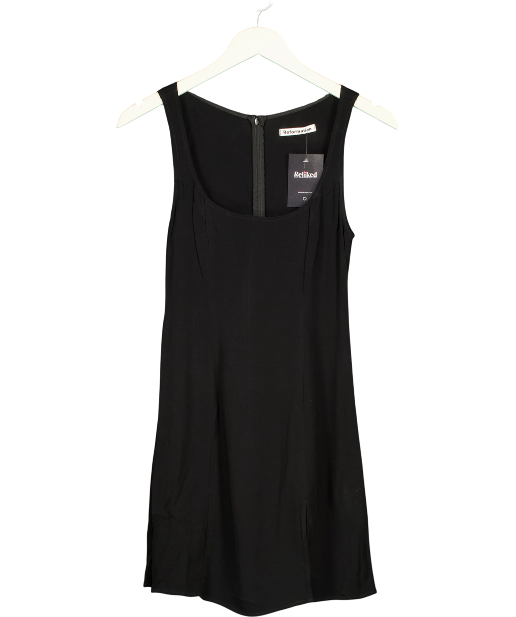 Reformation Black Colour, size UK 4 — front