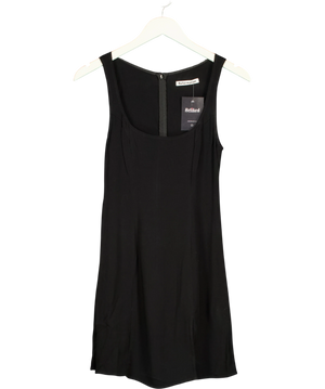 Reformation Black Scoop Dress UK 4