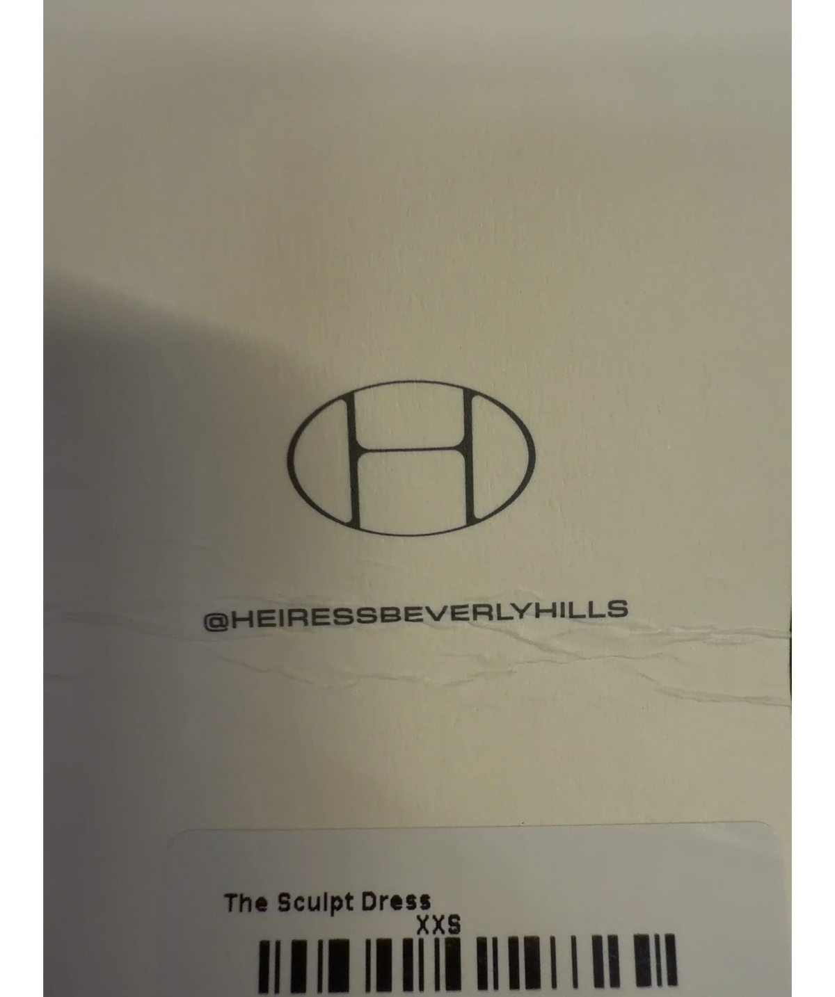 HEIRESS BEVERLY HILLS Black The Sculpt Dress, size UK XXS — detail