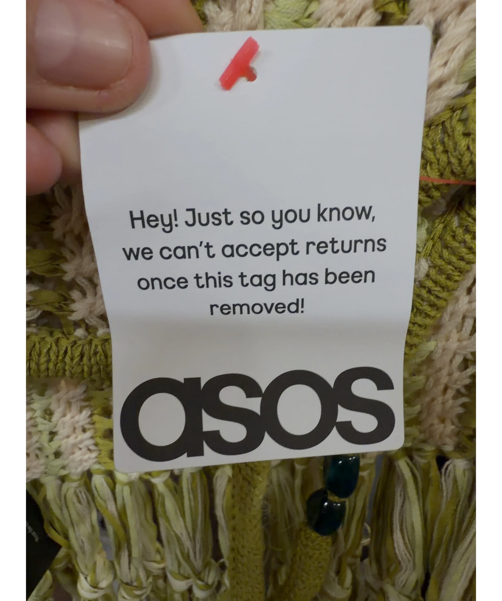 ASOS Green Colour, size UK 6 — detail