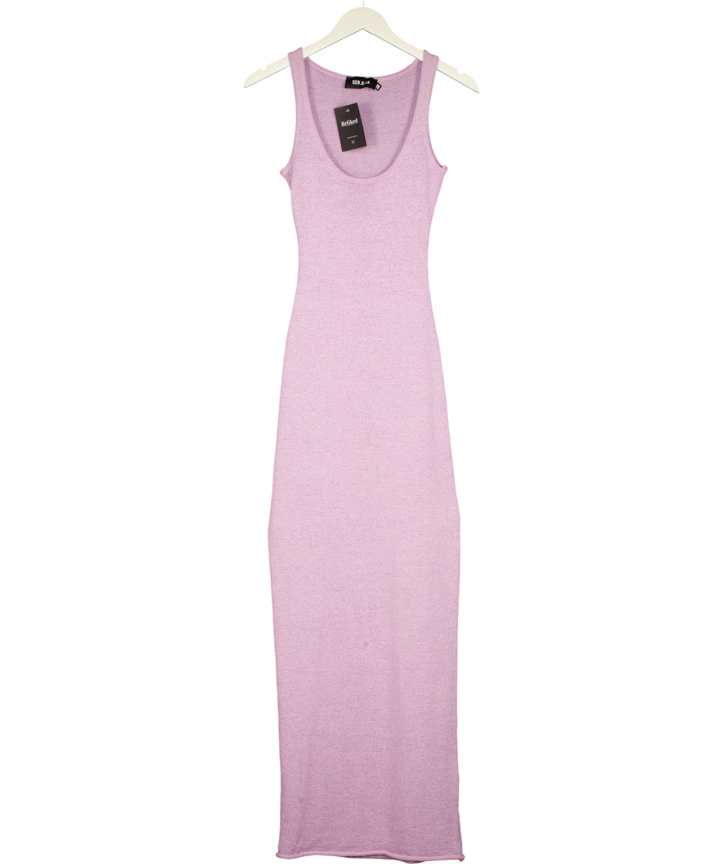 Ser.o.ya lavender Jasmine Knit Dress, size UK XXS — front