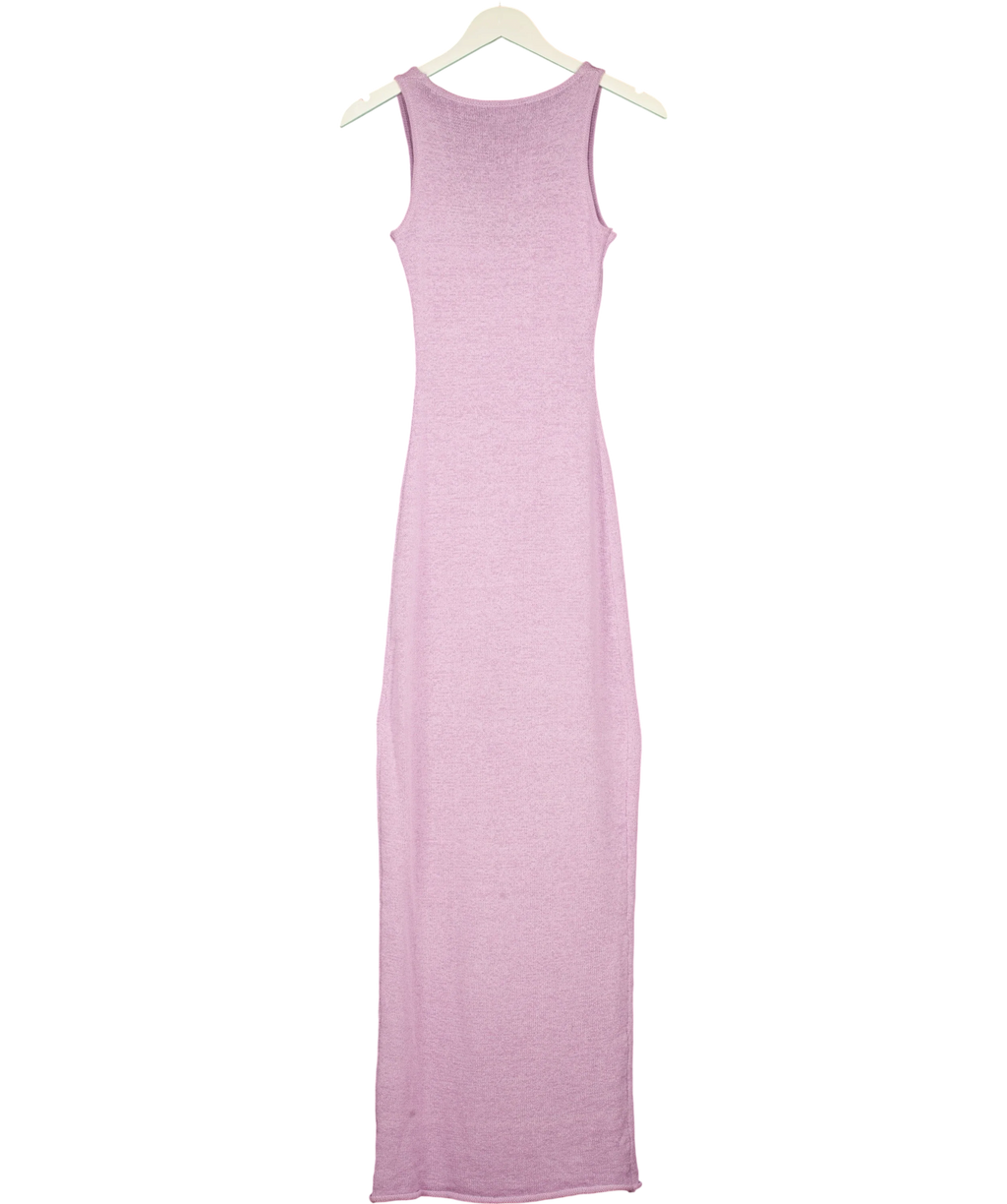 Ser.o.ya lavender Jasmine Knit Dress, size UK XXS — back