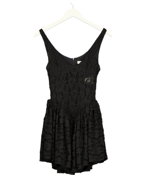 Delfi Collective Black Lace Mini Dress UK XS