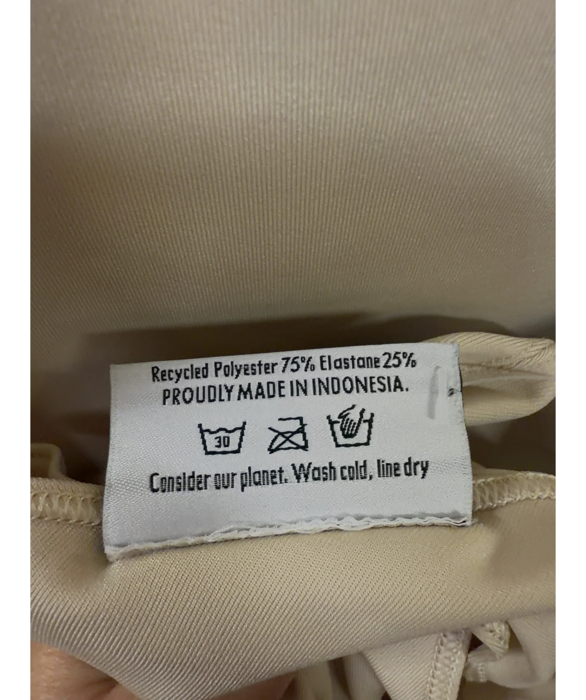 KLAYD Beige Colour, size UK XS — label