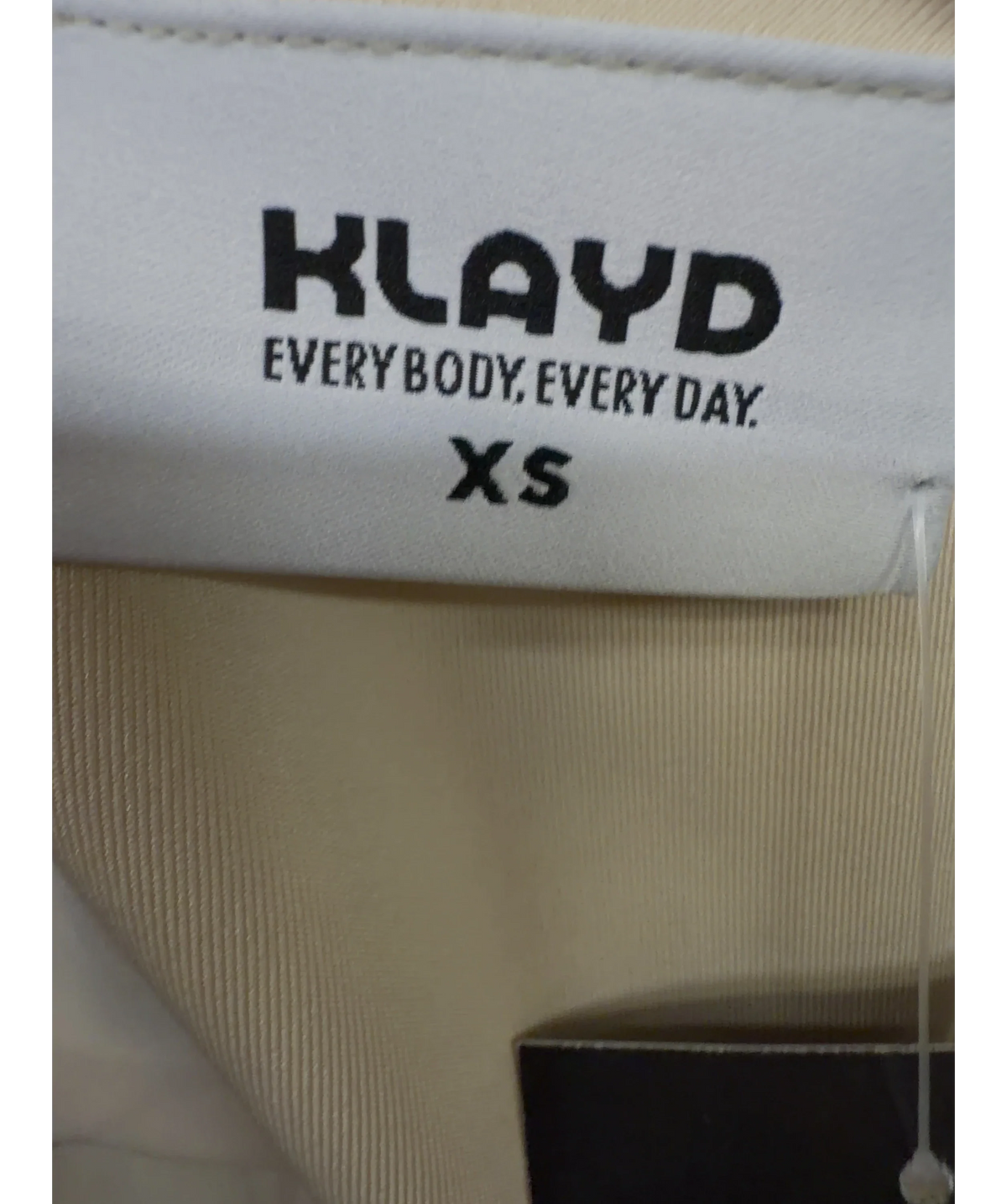 KLAYD Beige Colour, size UK XS — care label