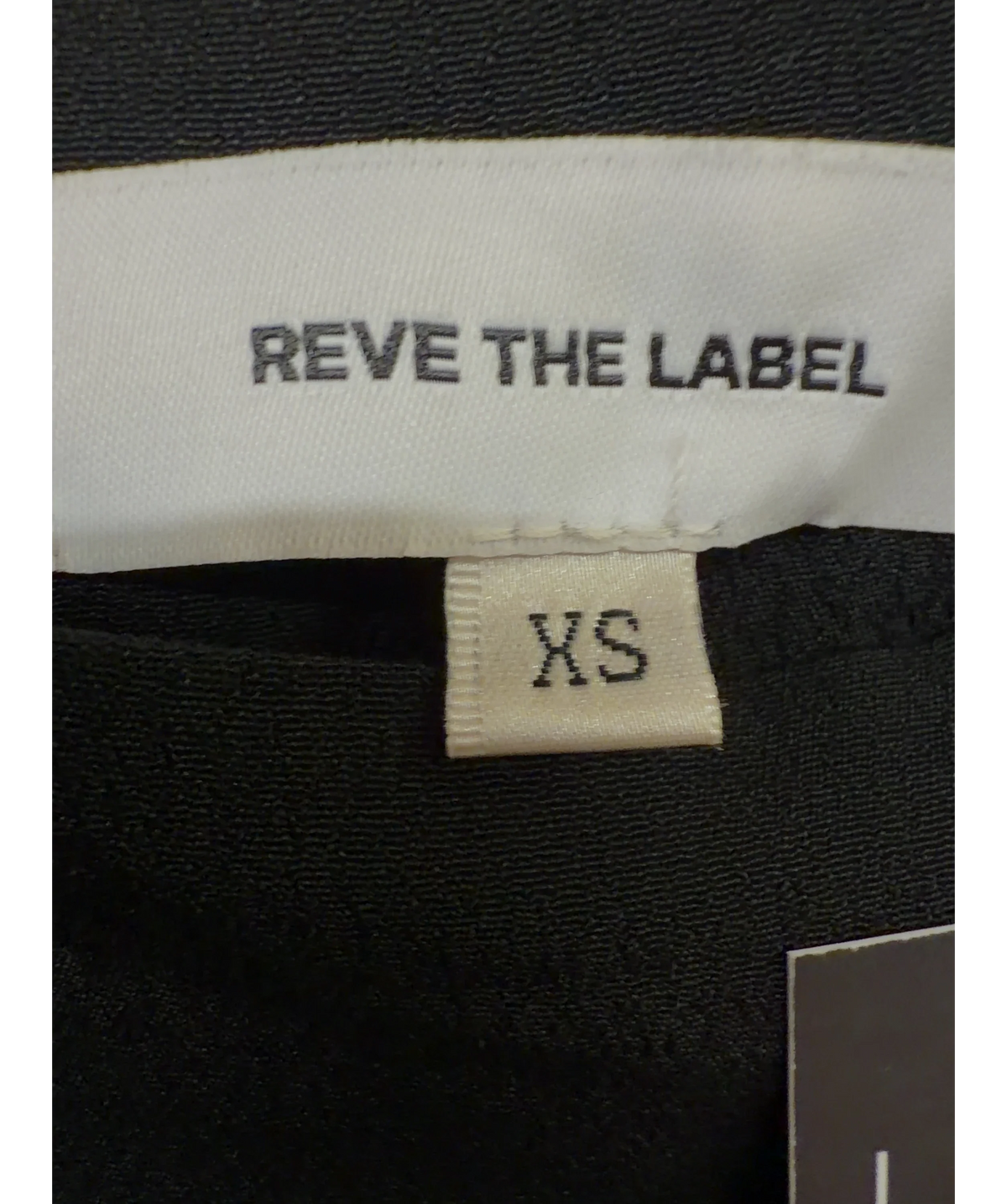 Reve The Label Black Colour, size UK XS — detail