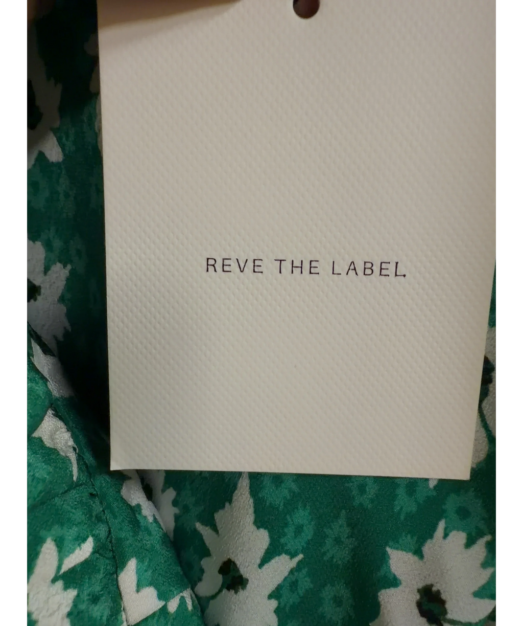 Reve The Label Green Juliette Dress, size UK XXS — detail