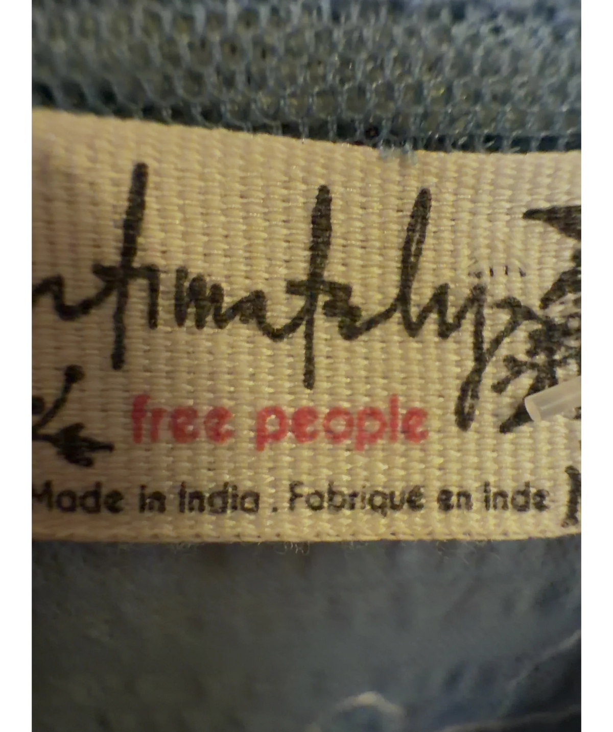 Free People Blue Colour, size UK XS — detail