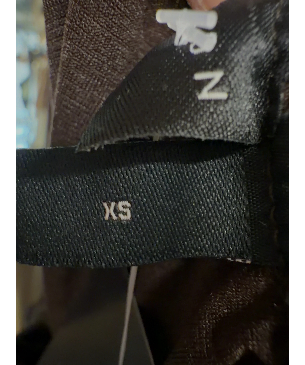 ASOS Brown Colour, size UK XS — care label