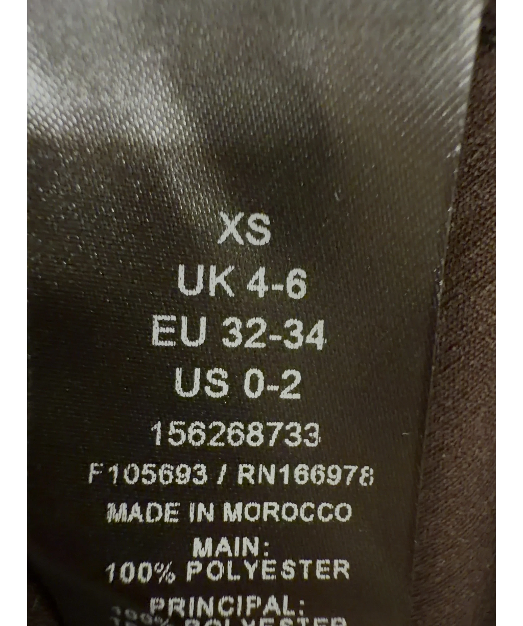 ASOS Brown Colour, size UK XS — fabric detail