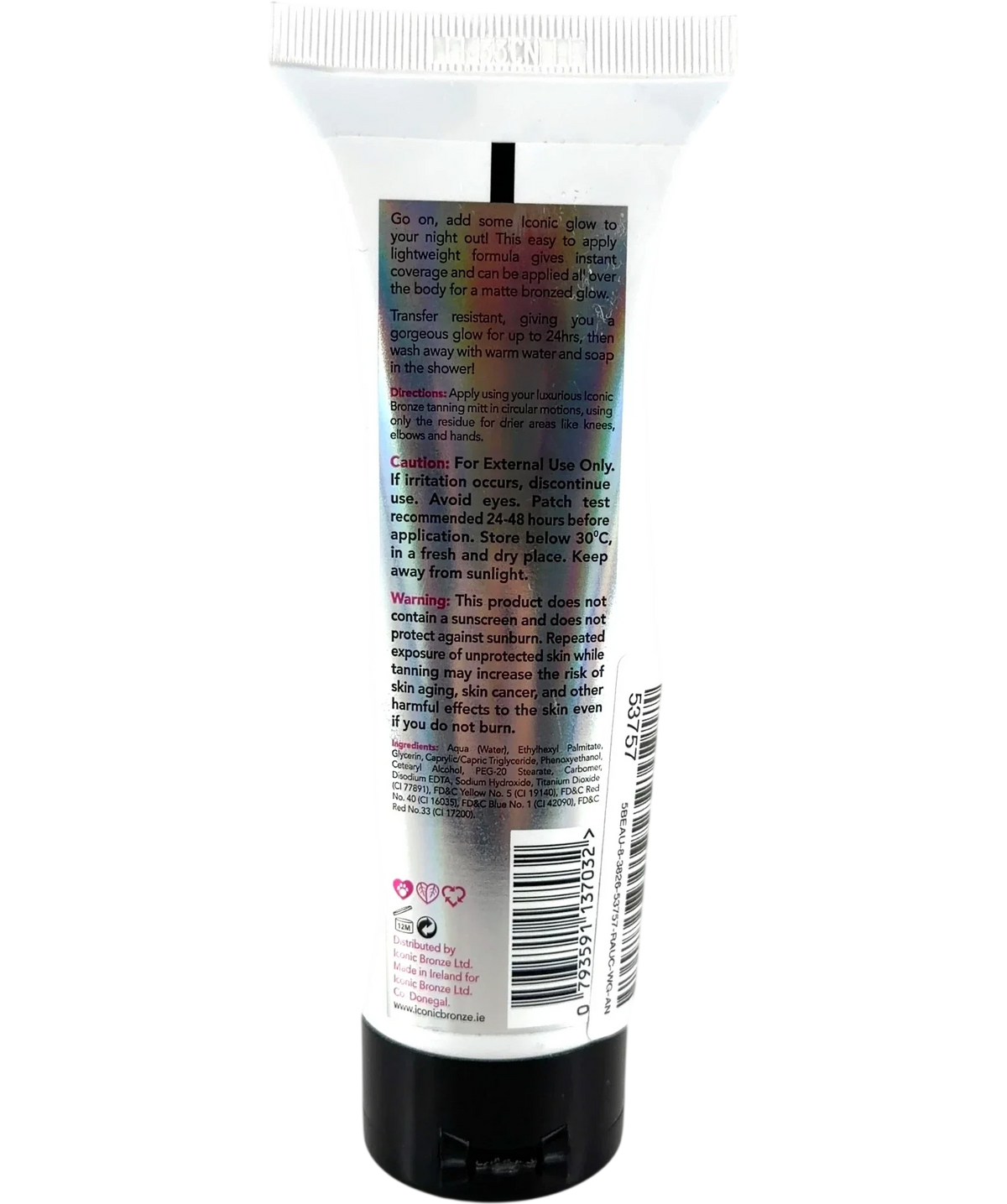 iconic bronze Medium Shade, size 100ml — back
