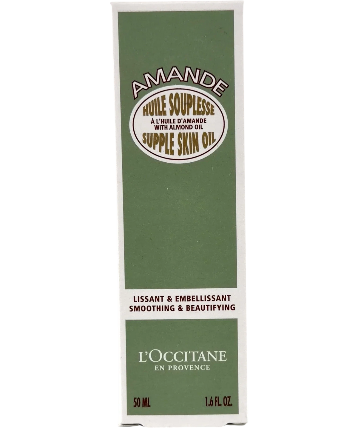 Loccitane AMANDE HUILE SOUPLESSE SUPPLE SKIN OIL, size 50ml — front